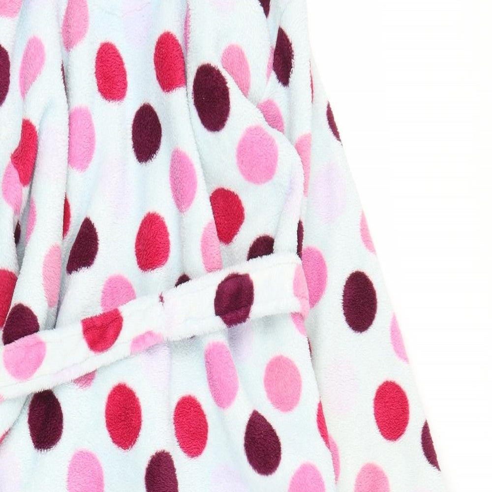 NEXT Womens Grey Polka Dot  Capri Robe Size S