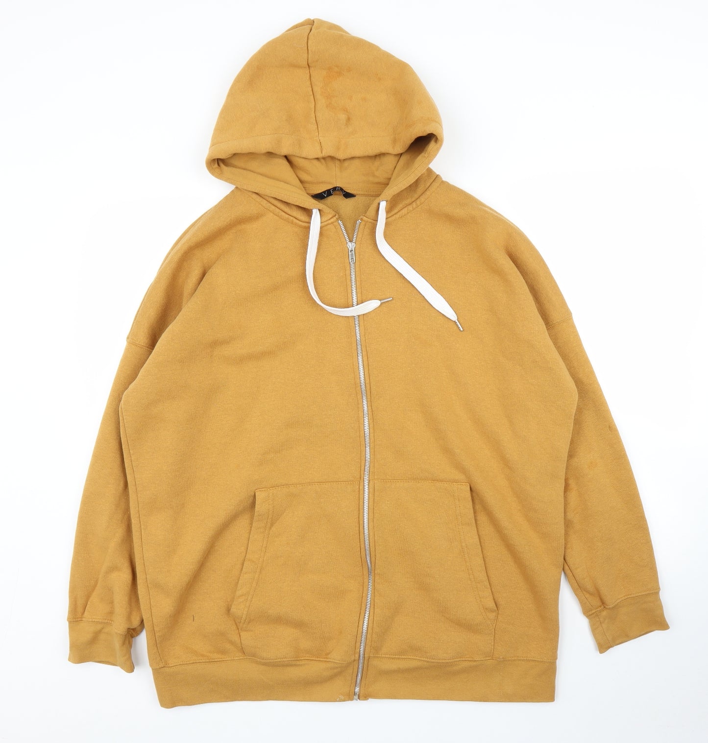 Very Womens Yellow   Full Zip Hoodie Size 18