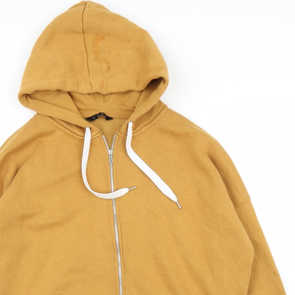 Very Womens Yellow   Full Zip Hoodie Size 18