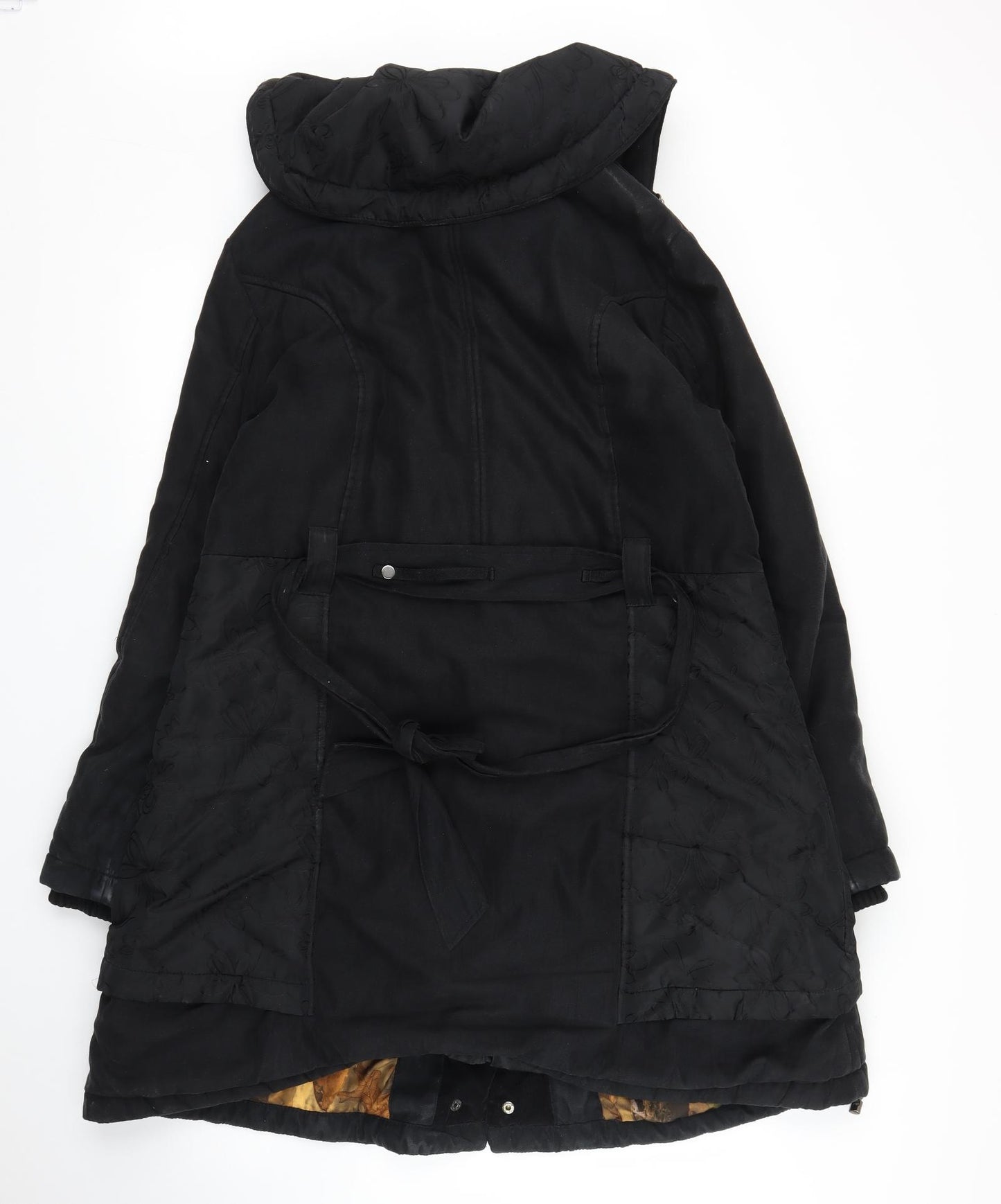 Loft Fashion Womens Black   Parka Coat Size 10
