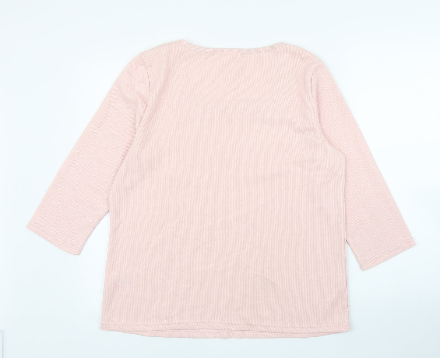 Bonmarché Womens Pink Floral  Basic Blouse Size 16