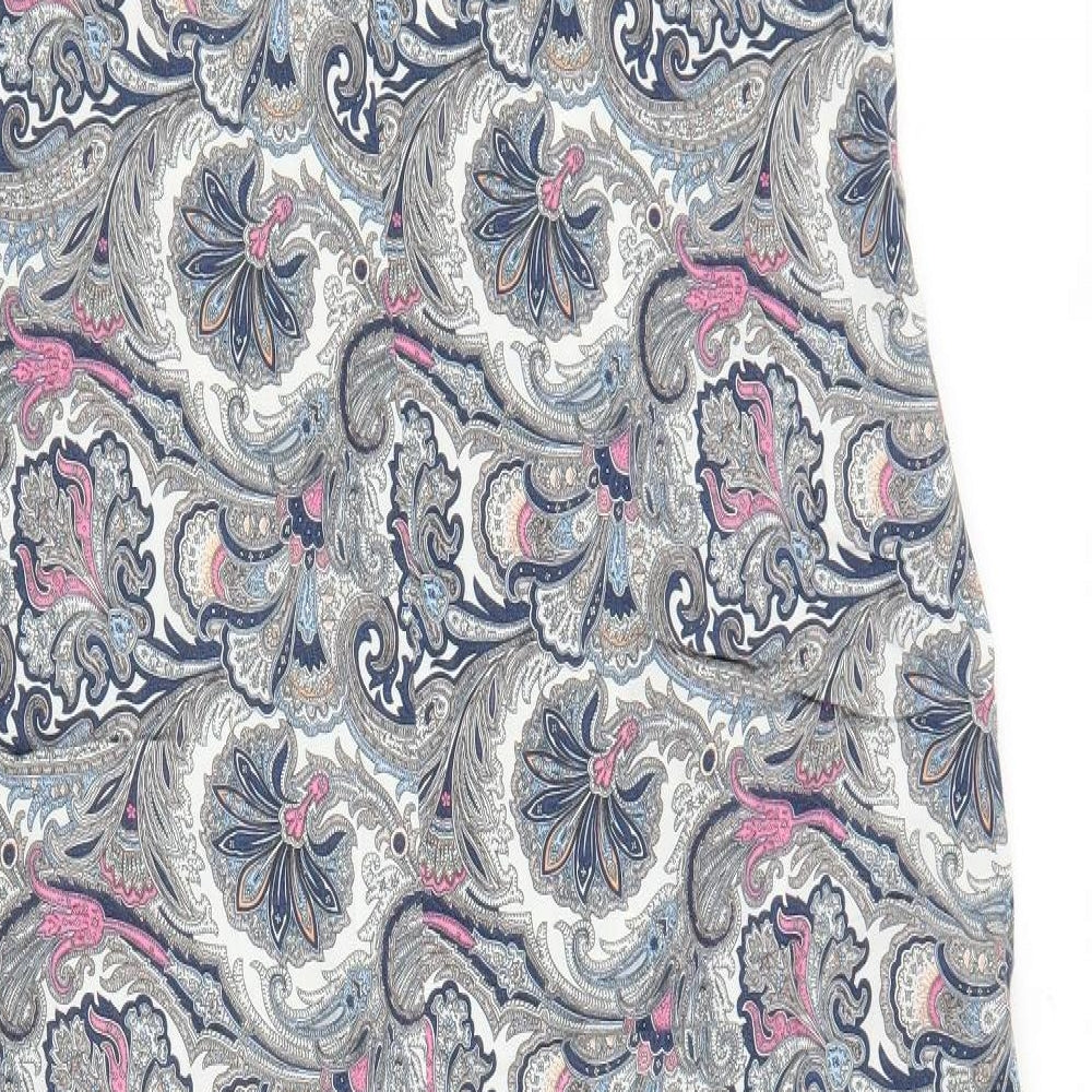 Dorothy Perkins Womens Blue Paisley  Shift  Size 14