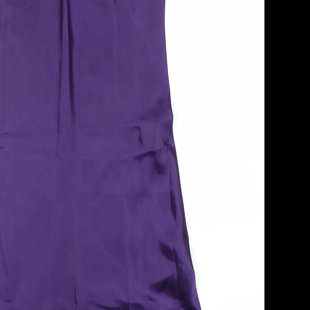 Dreams Womens Purple Solid  Cami Dress Size 10