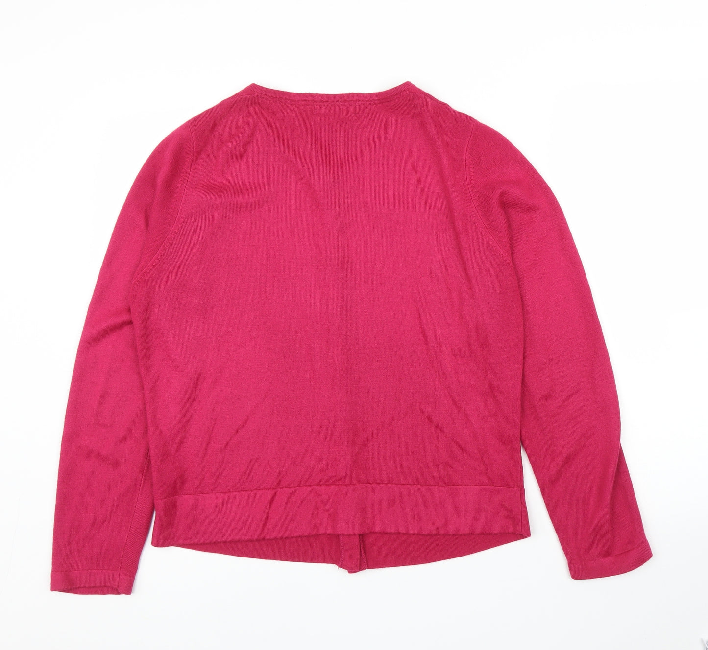 M&S Womens Pink   Cardigan Jumper Size 16