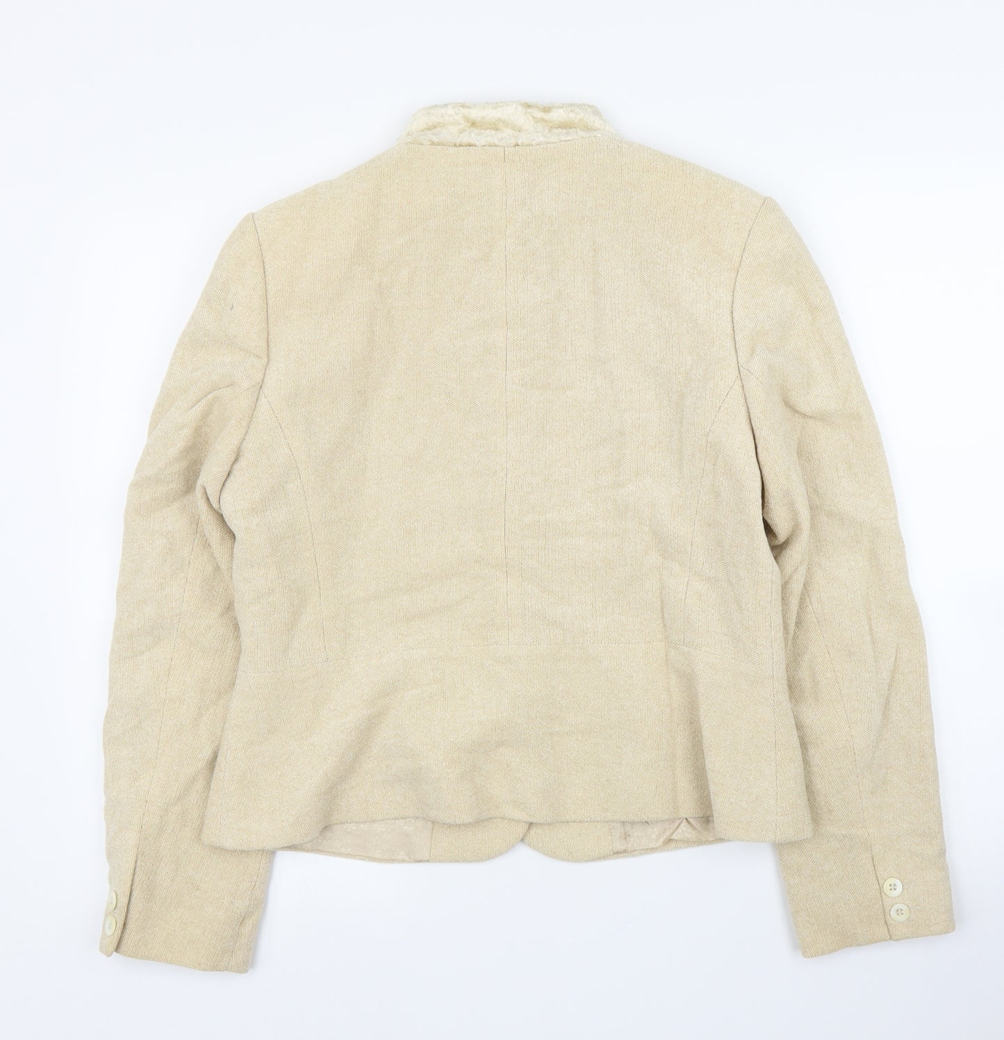 Laura Ashley Womens Beige   Cardigan Jumper Size 14