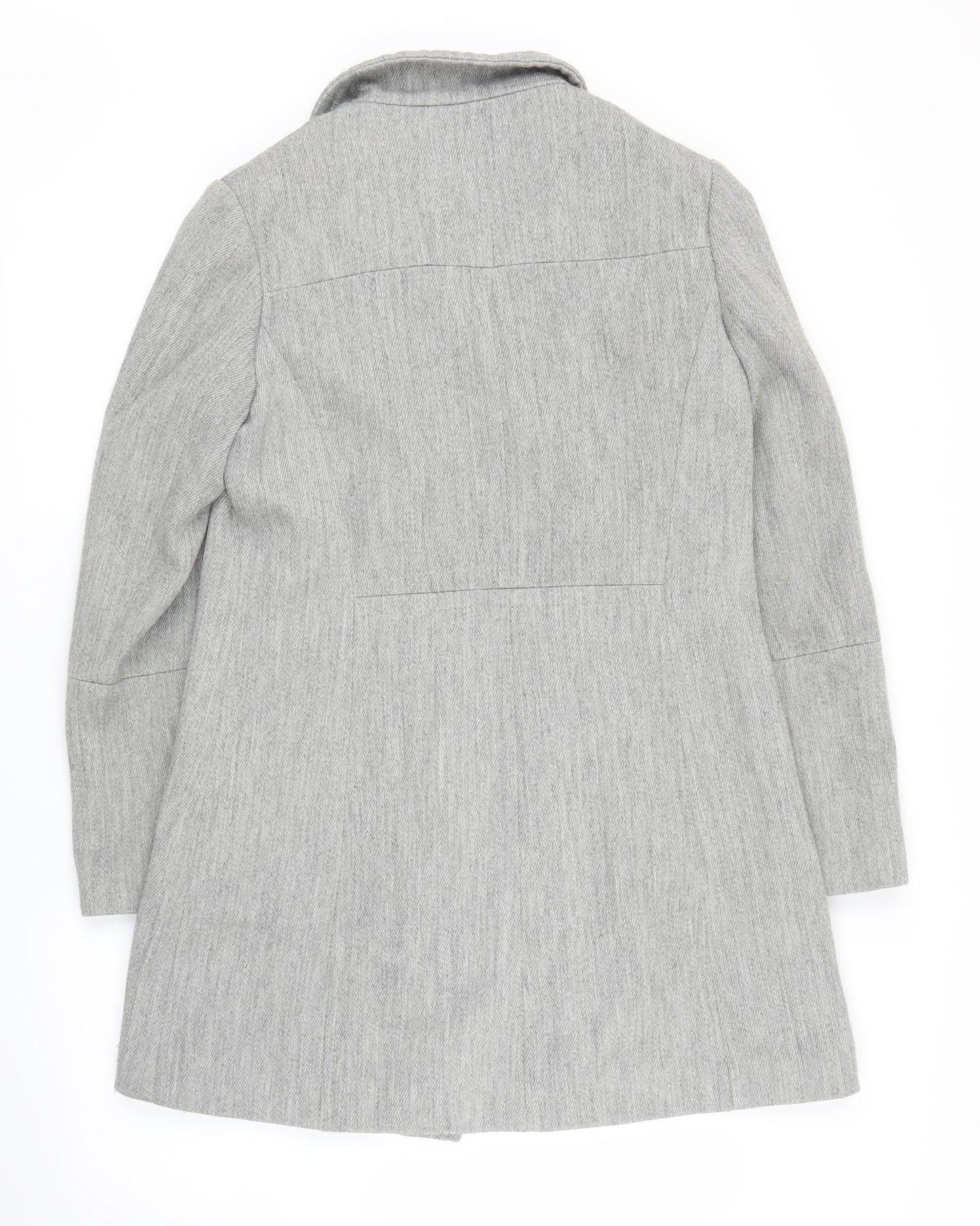 NEXT Womens Grey   Overcoat Coat Size 10