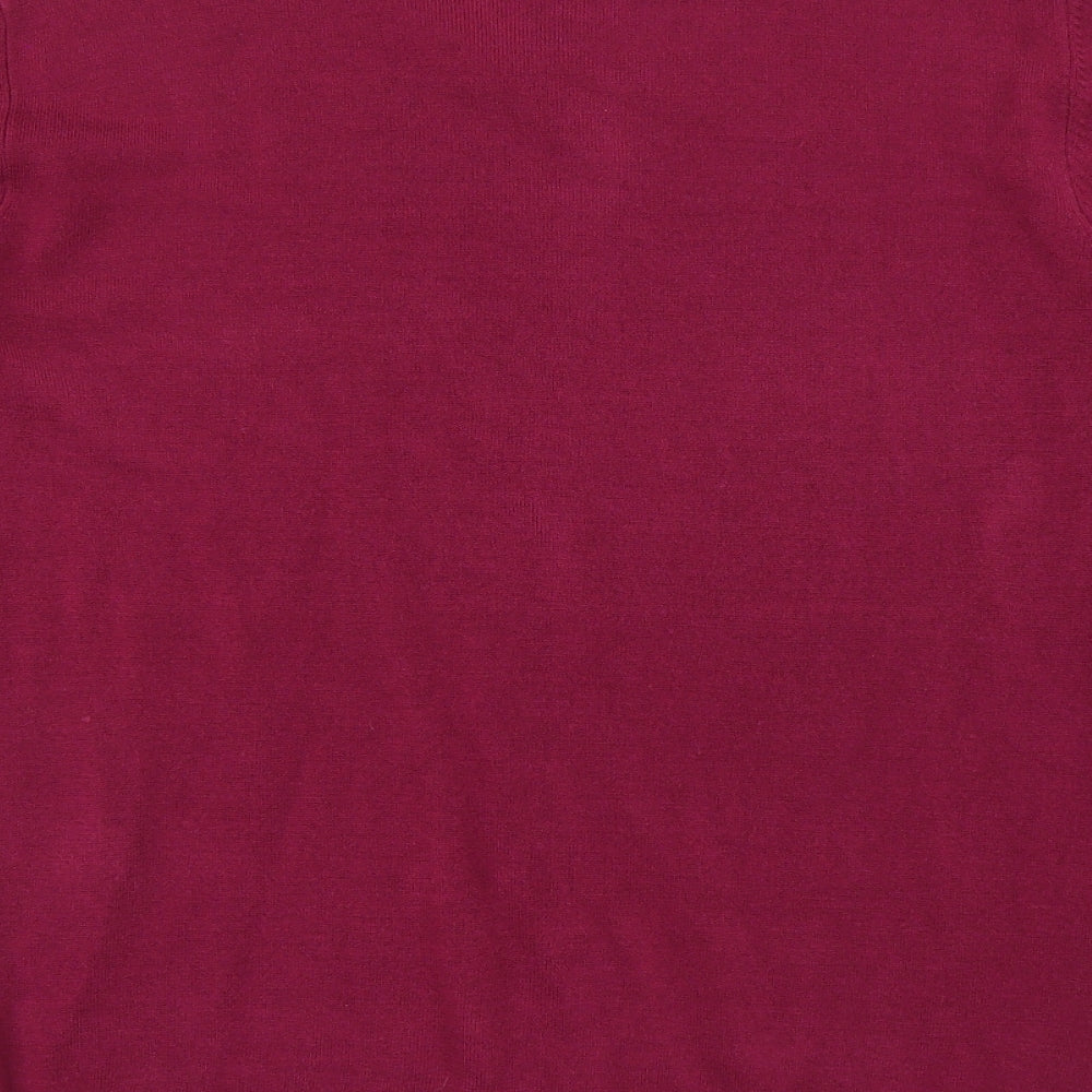 M&S Mens Purple   Pullover Jumper Size L