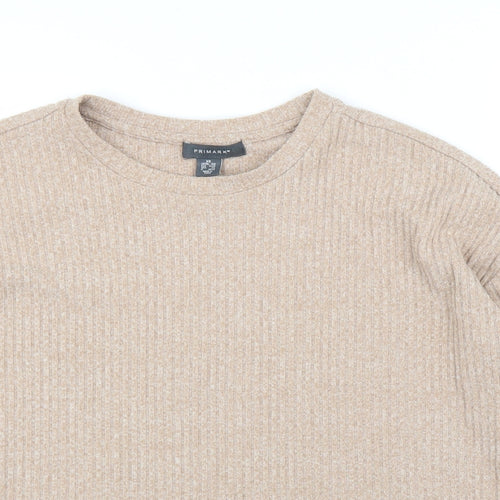 Primark Womens Beige   Pullover Jumper Size XS