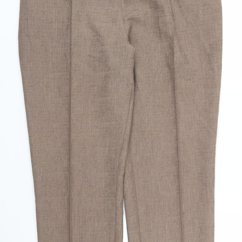 Preworn Womens Brown   Trousers  Size 34 in L25 in
