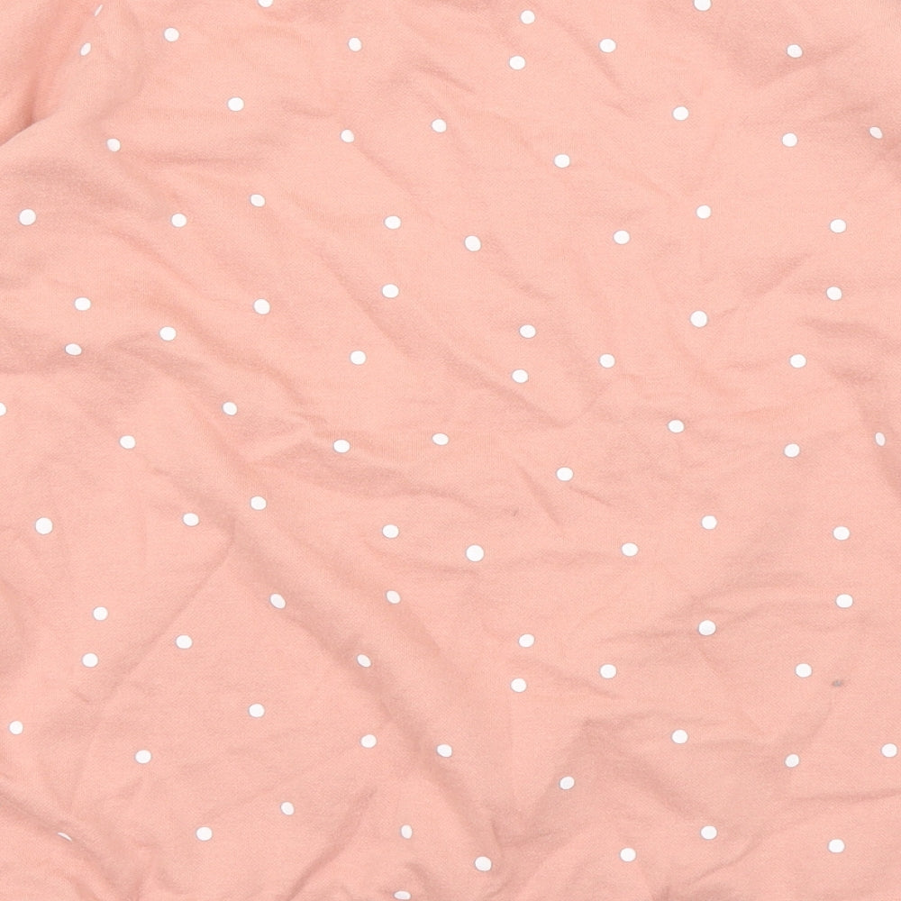 Primark Girls Pink Polka Dot  Pullover Jumper Size 13 Years