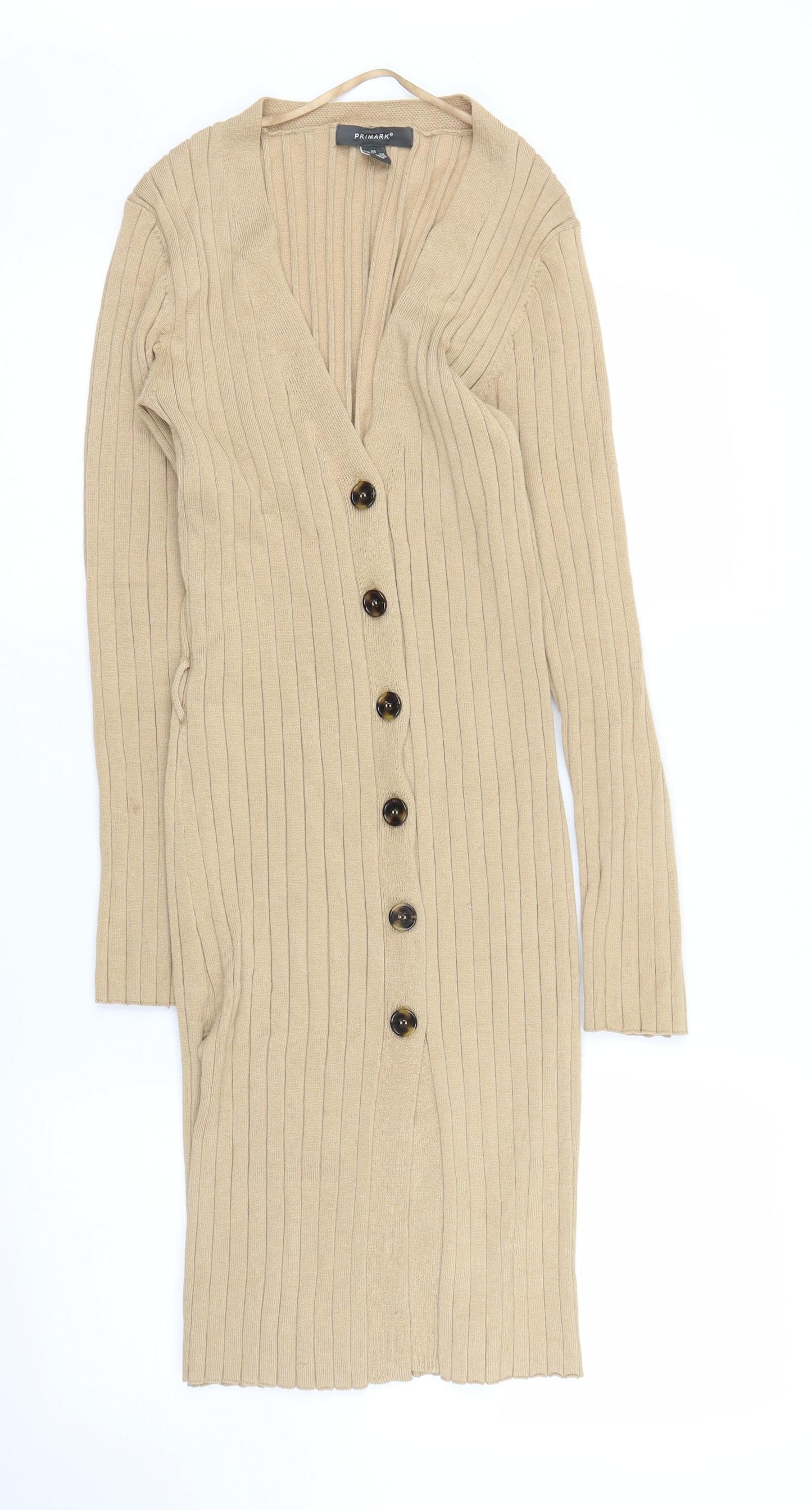 Primark Womens Beige   Cardigan Jumper Size XS