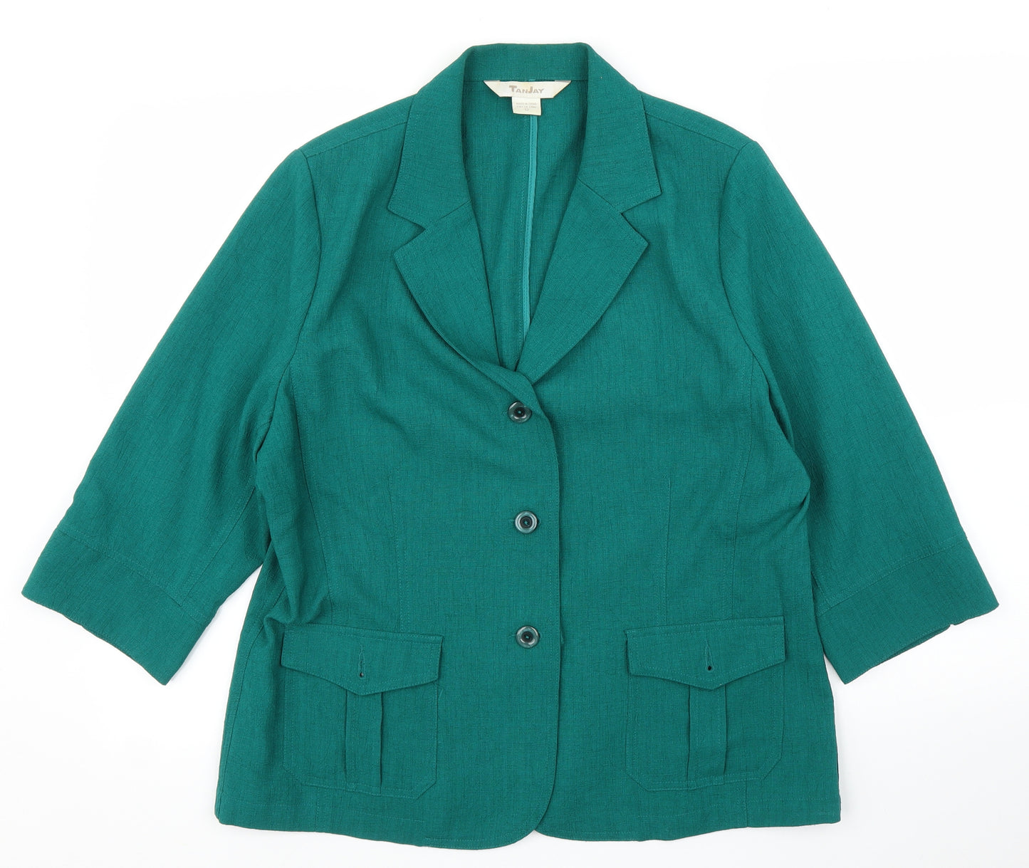 TanJay Womens Green   Cardigan Jumper Size 12  - Jacket