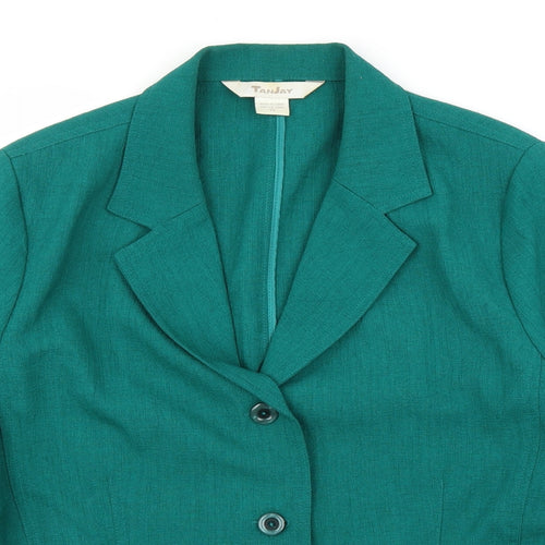 TanJay Womens Green   Cardigan Jumper Size 12  - Jacket