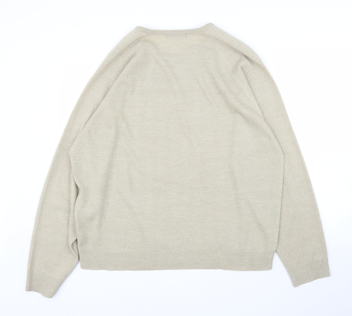 BHS Mens Beige   Pullover Jumper Size XL