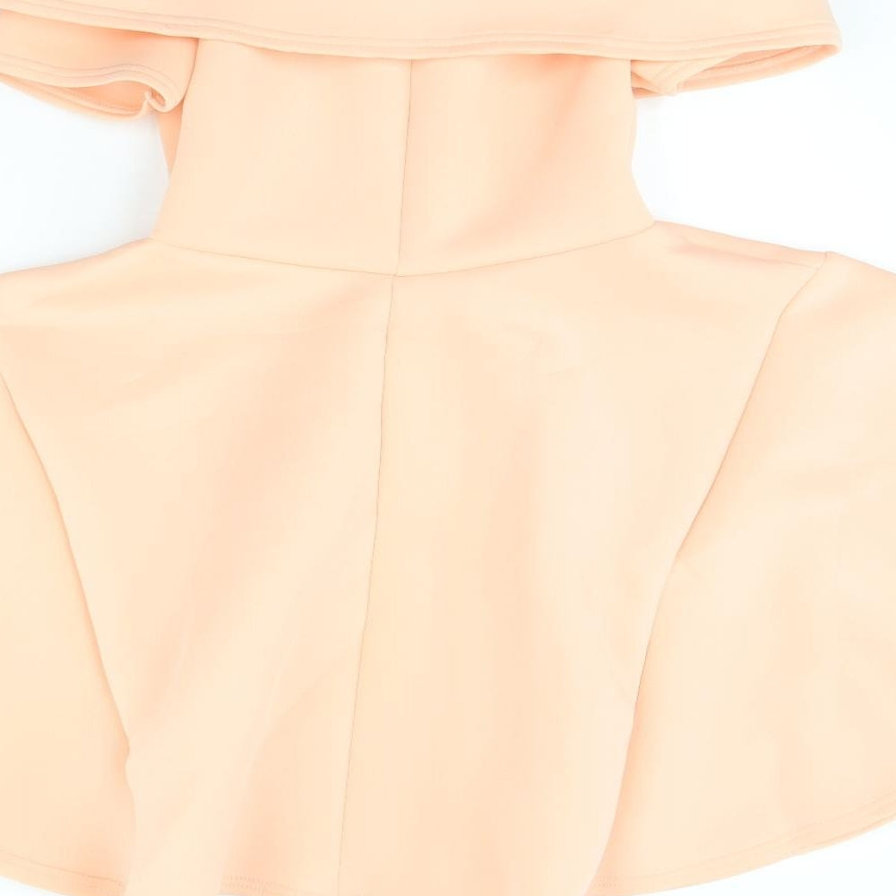 pretty little Thing Womens Pink   Fit & Flare  Size 8