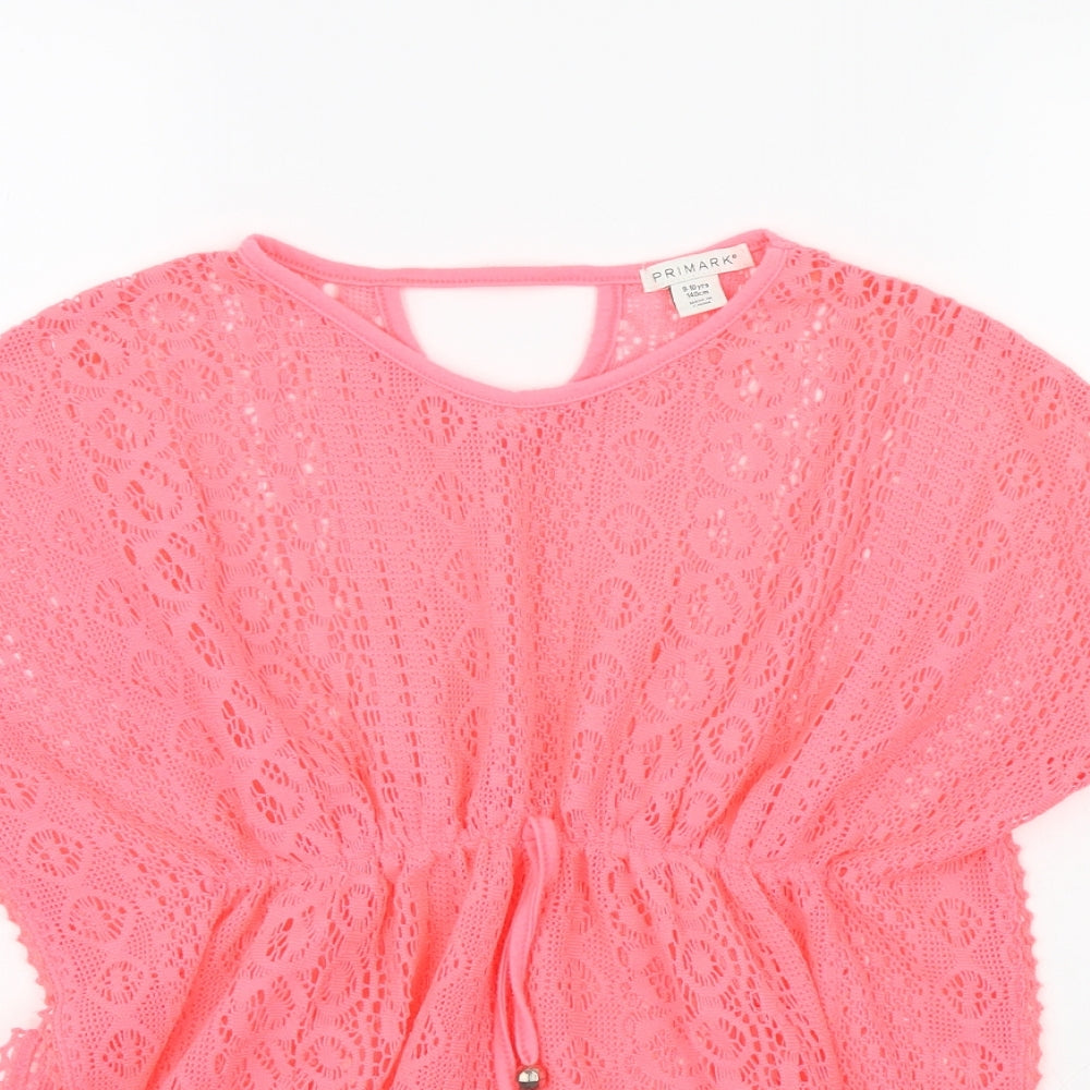 Primark Girls Pink   Kaftan  Size 9 Years
