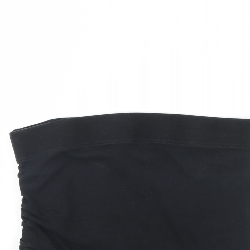 Papaya Womens Black   Mini Skirt Size 14