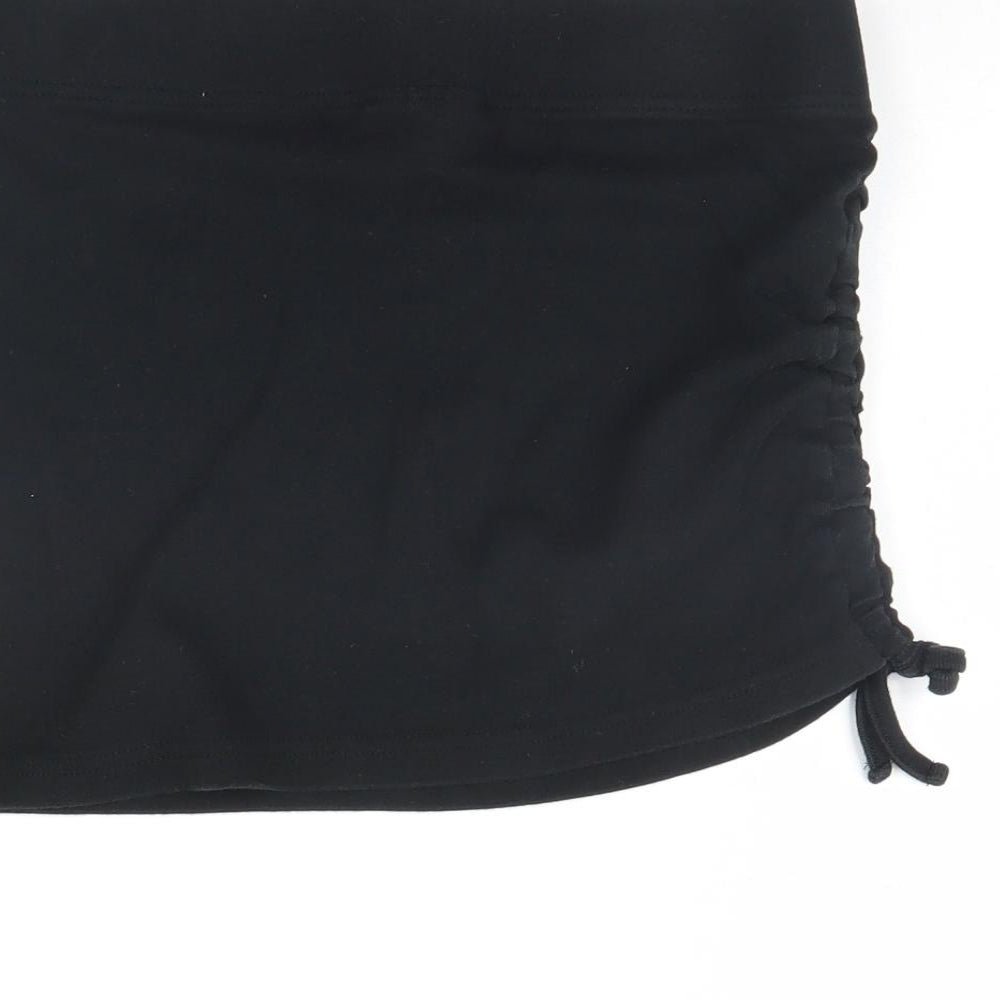 Papaya Womens Black   Mini Skirt Size 14