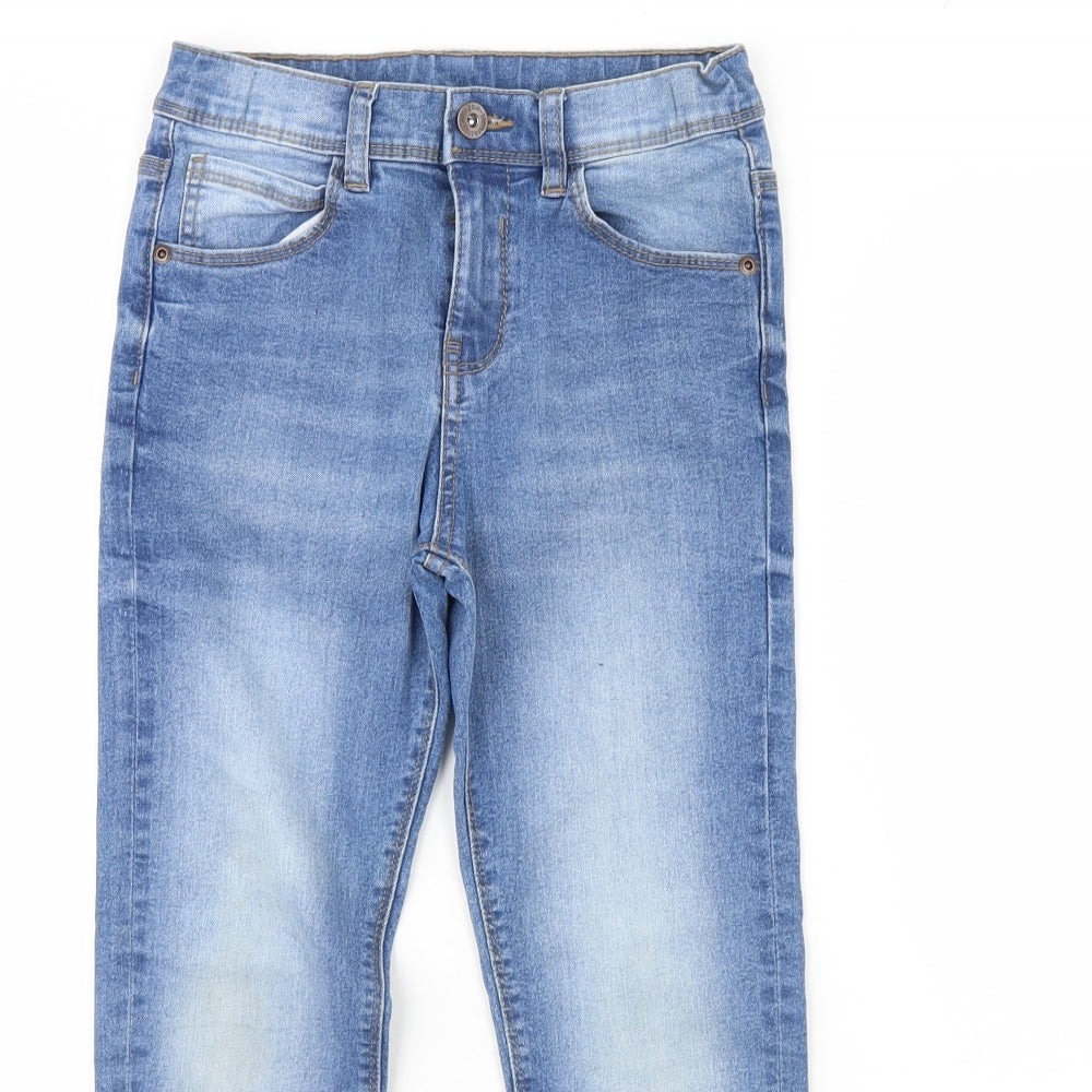 F&F Boys Blue  Denim Skinny Jeans Size 8 Years