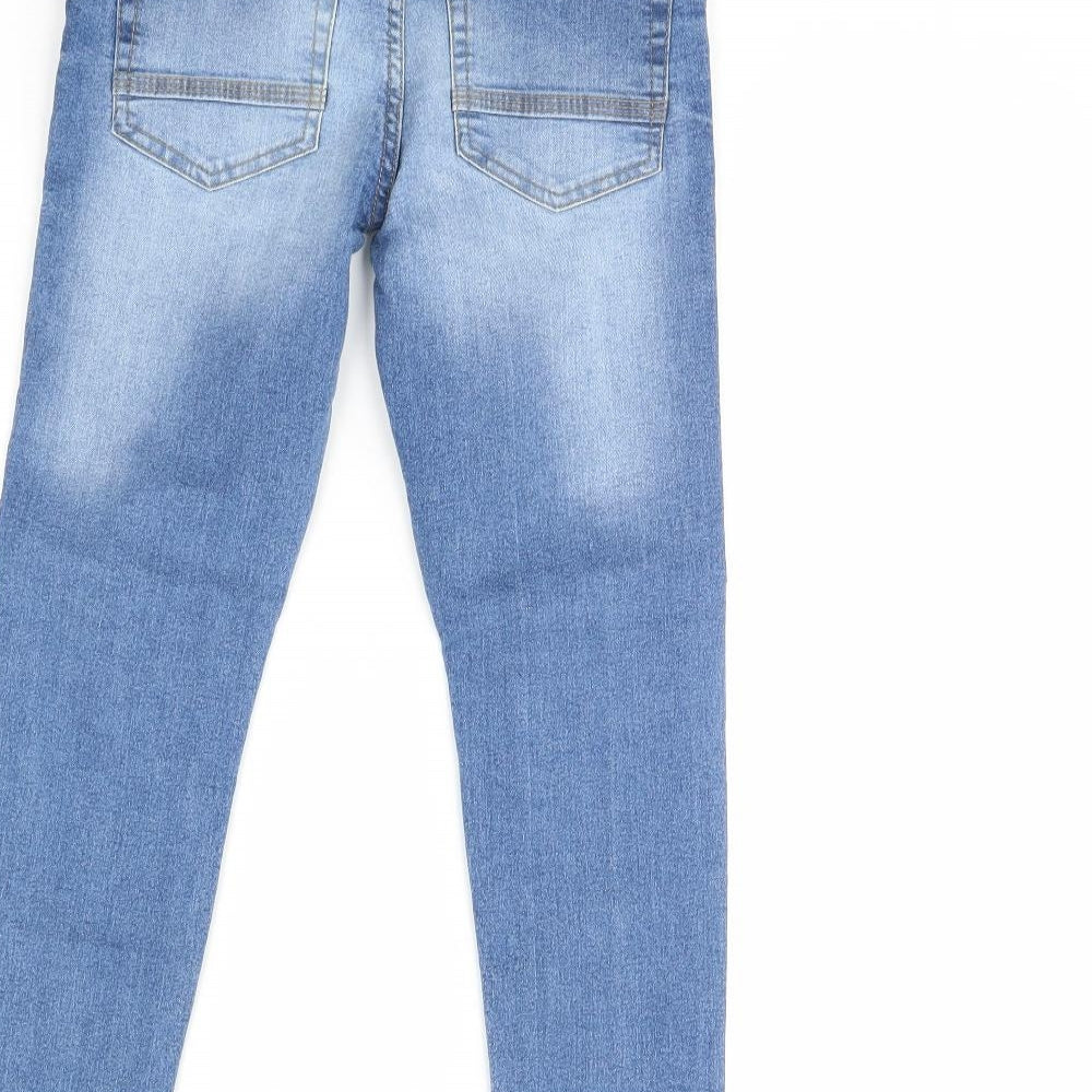 F&F Boys Blue  Denim Skinny Jeans Size 8 Years