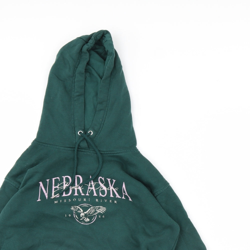 Primark Womens Green   Pullover Hoodie Size XS  - Nebraska