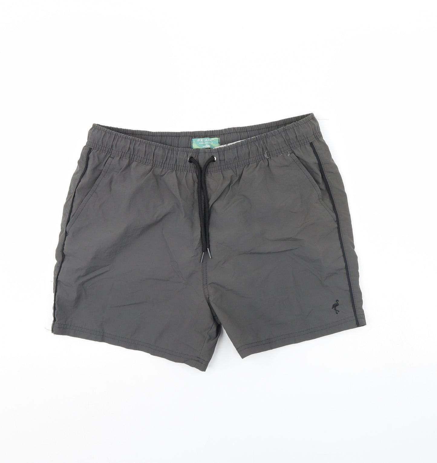 Primark Mens Grey   Bermuda Shorts Size M - Swimming shorts