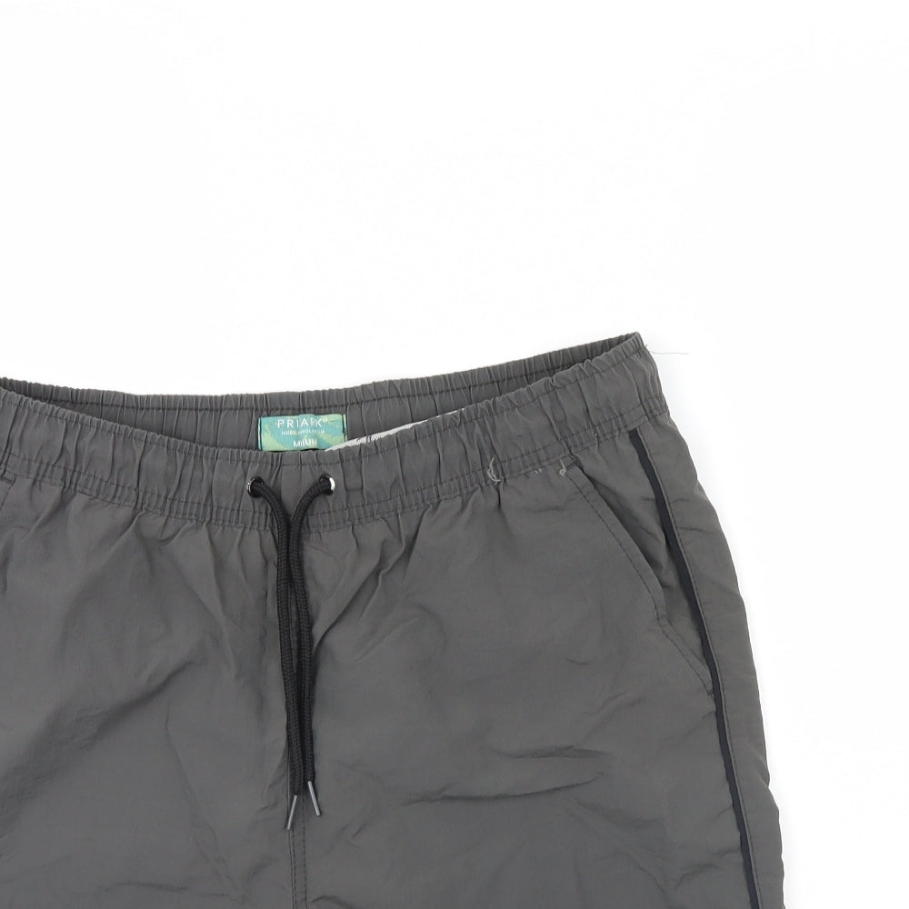 Primark Mens Grey   Bermuda Shorts Size M - Swimming shorts