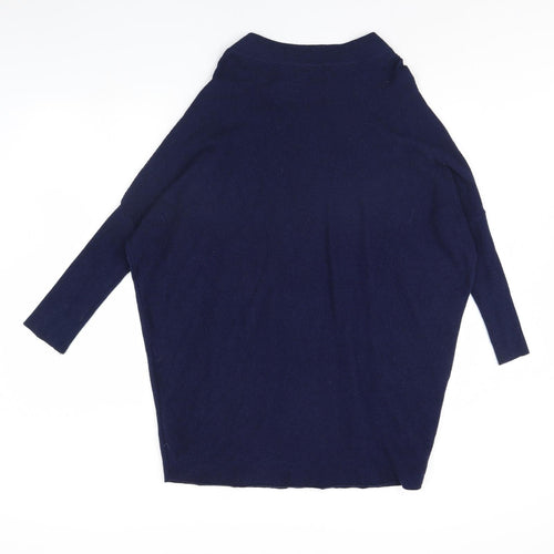 Moewy Womens Blue   Pullover Jumper One Size