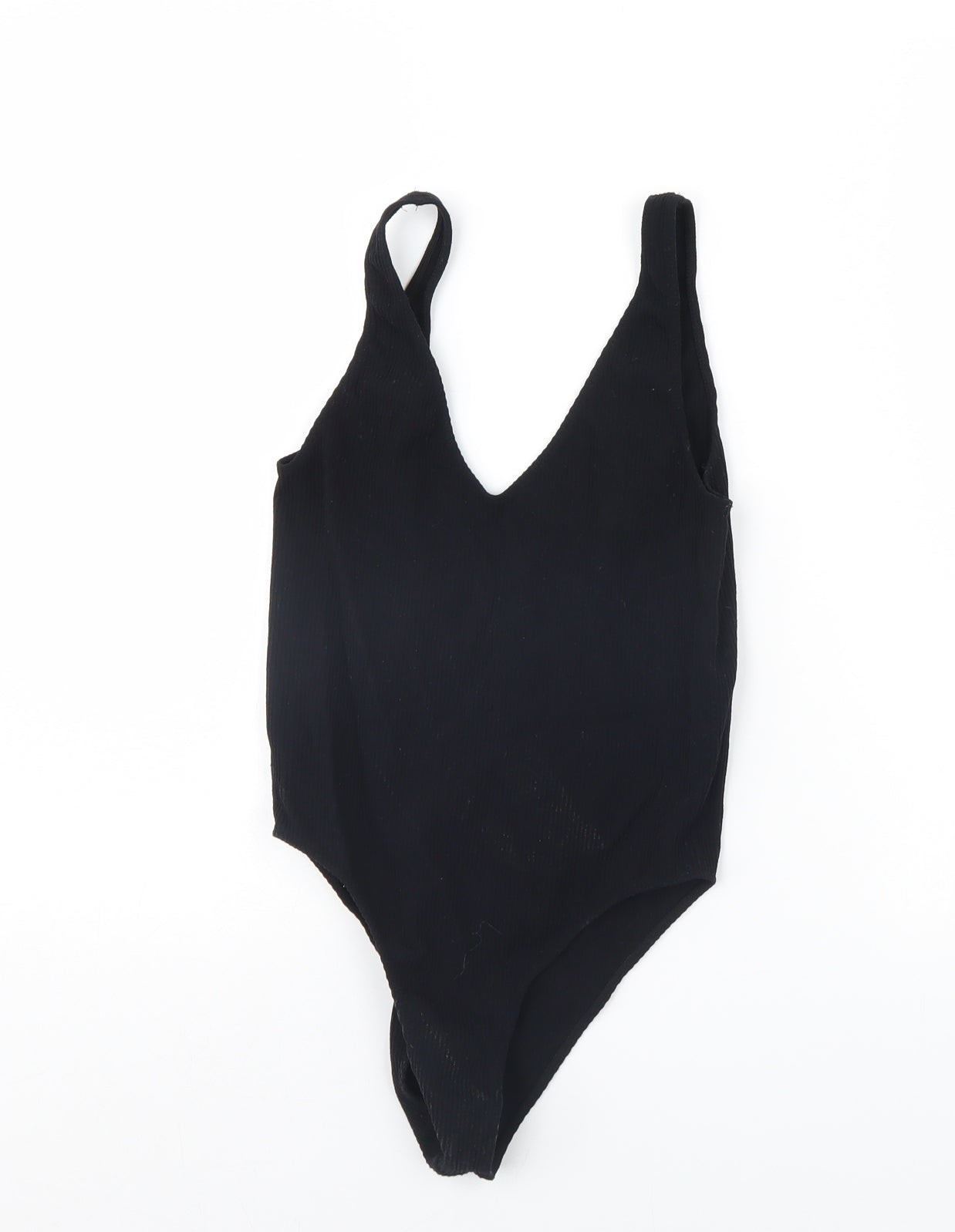 Topshop Womens Black   Bodysuit One-Piece Size S