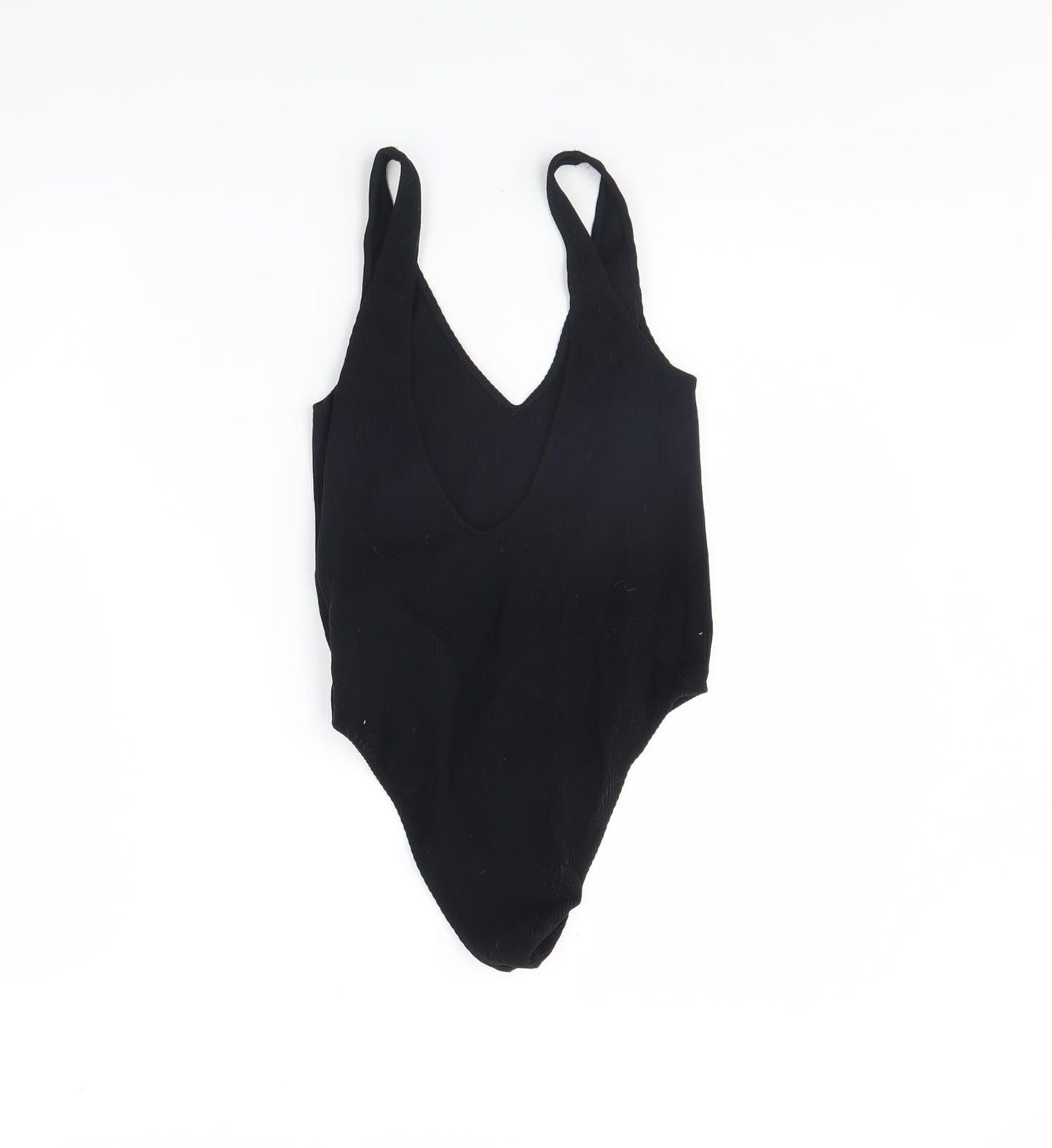 Topshop Womens Black   Bodysuit One-Piece Size S