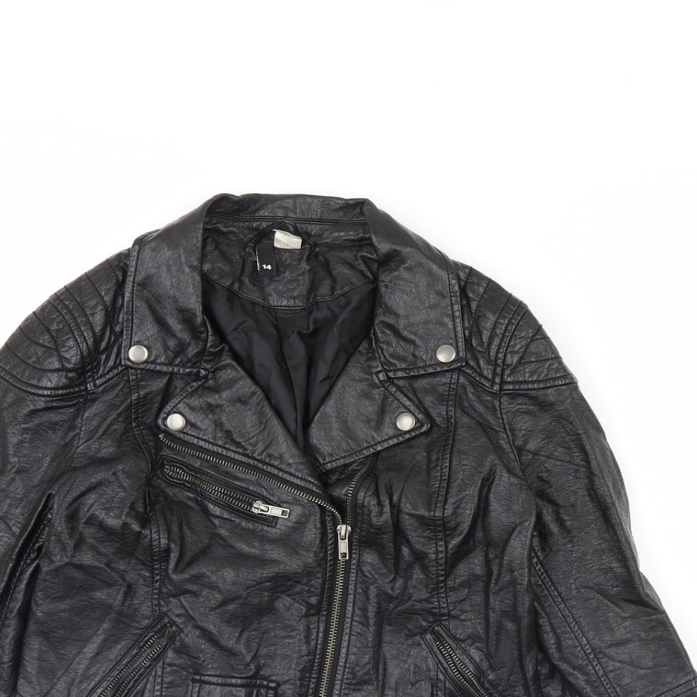 Divided Womens Black   Jacket  Size 14