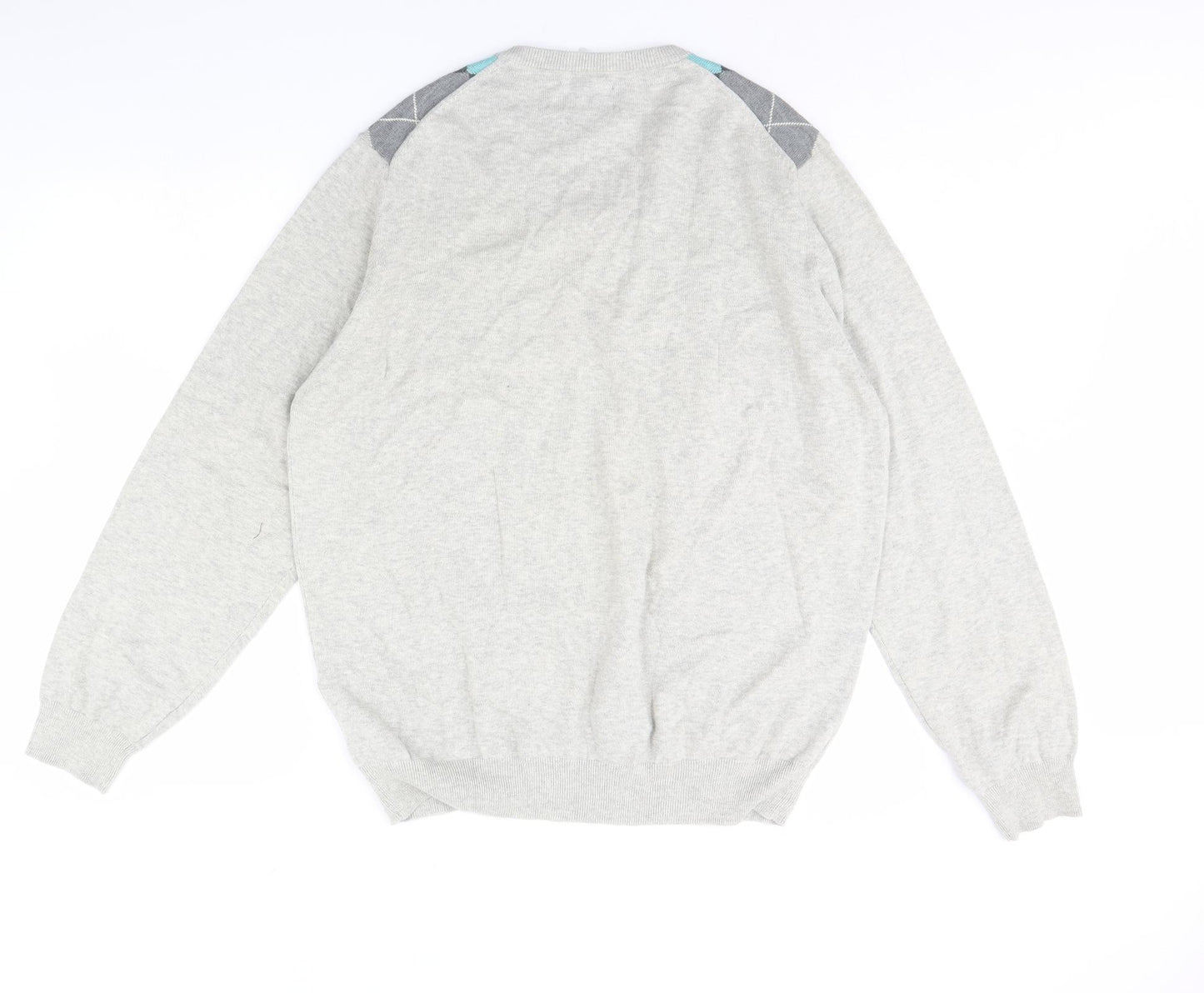 m&s Mens Grey   Pullover Jumper Size XL