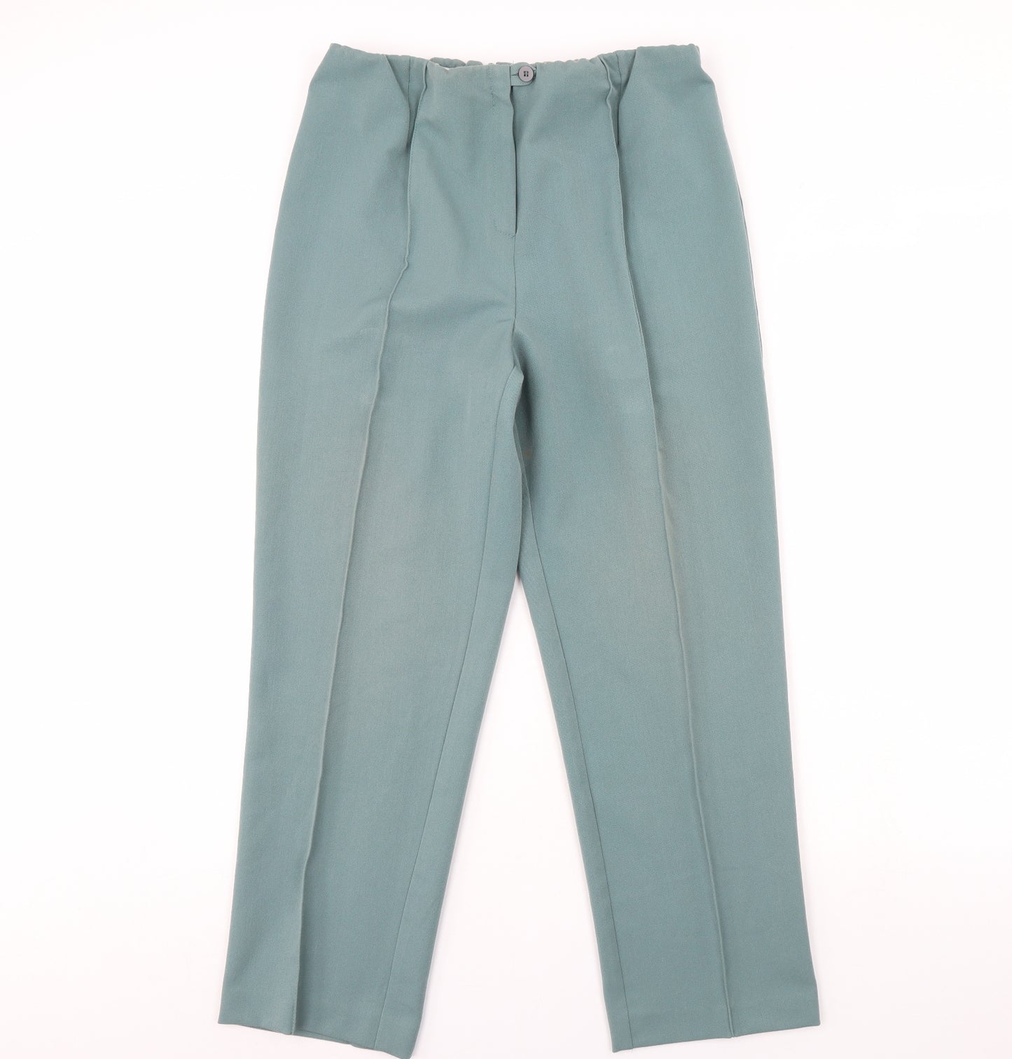 Slimma Womens Green   Trousers  Size 14 L28 in
