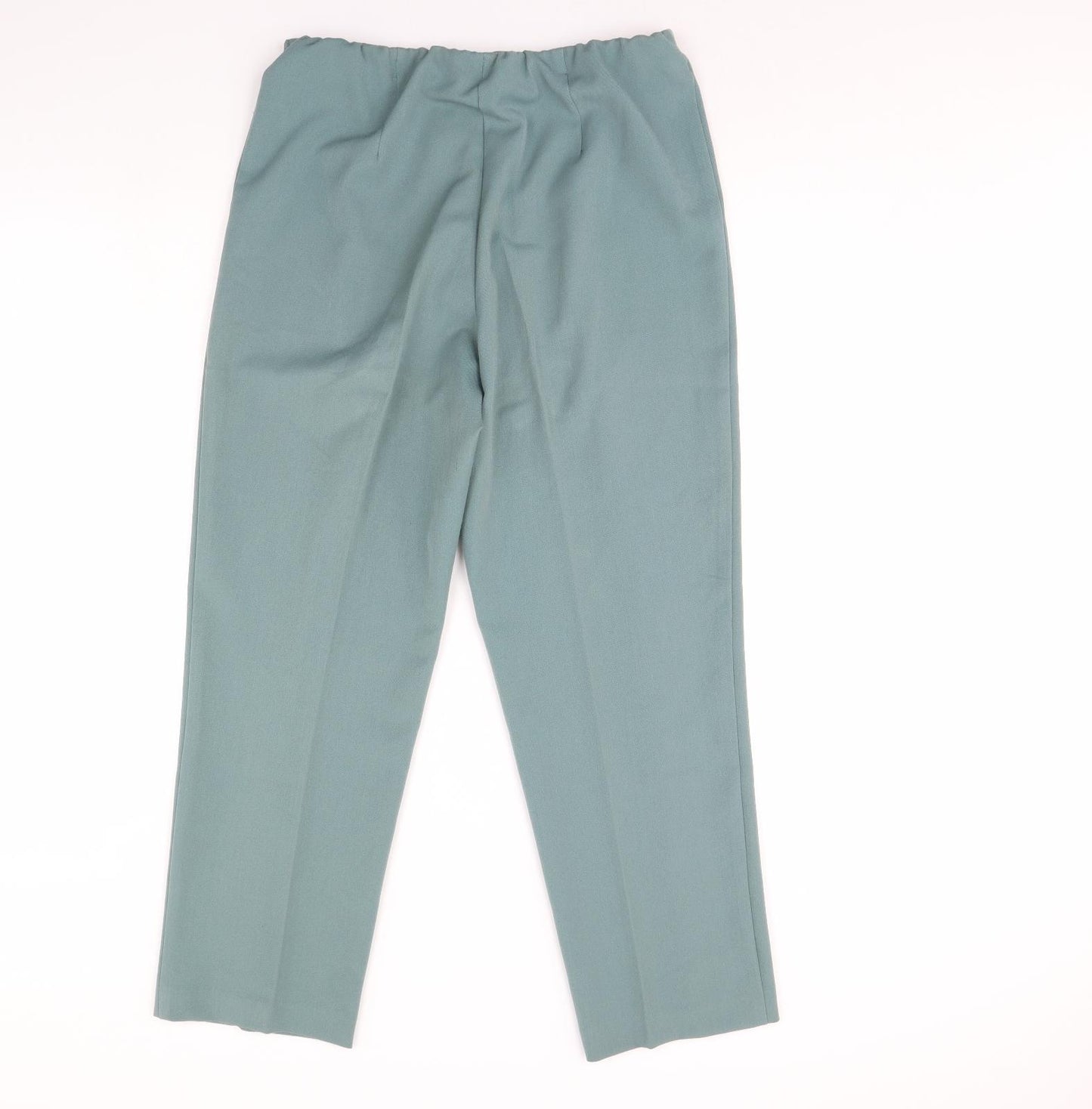 Slimma Womens Green   Trousers  Size 14 L28 in