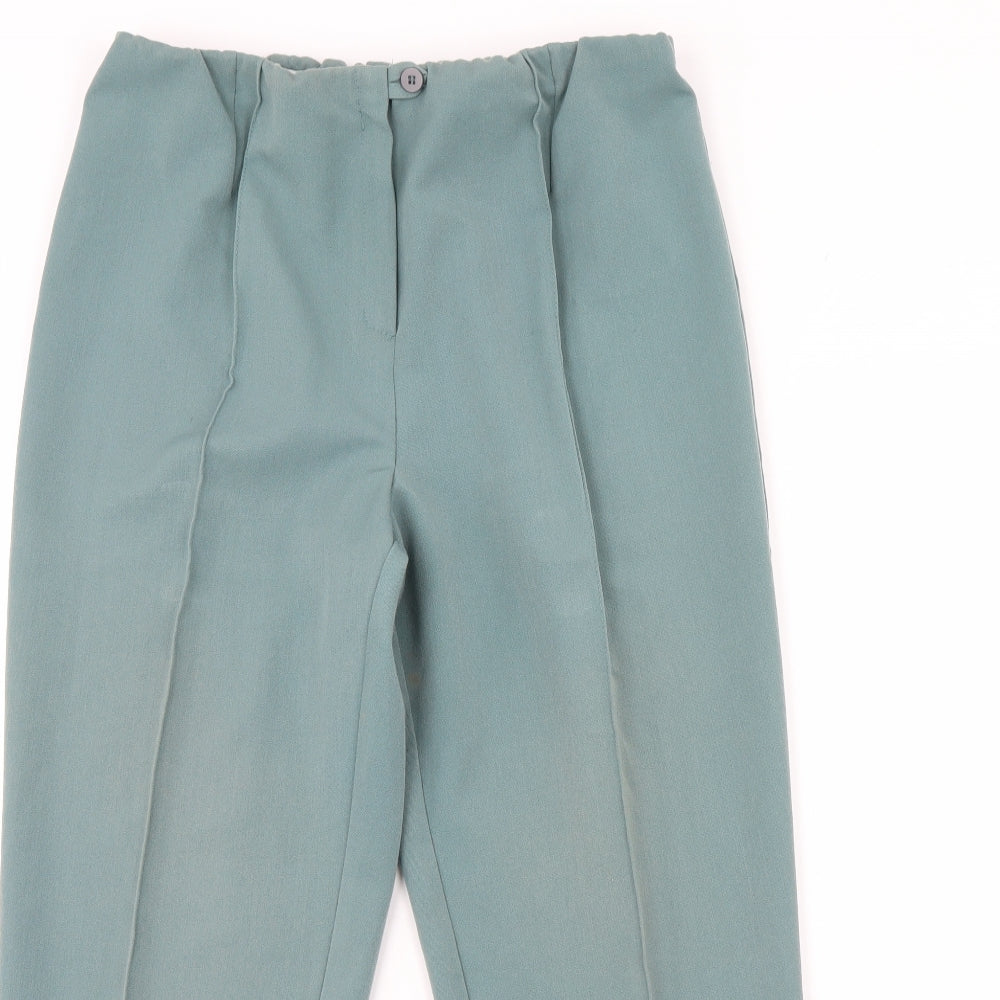 Slimma Womens Green   Trousers  Size 14 L28 in