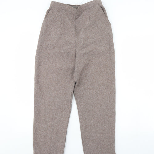 Preworn Womens Brown   Trousers  Size 10 L28 in