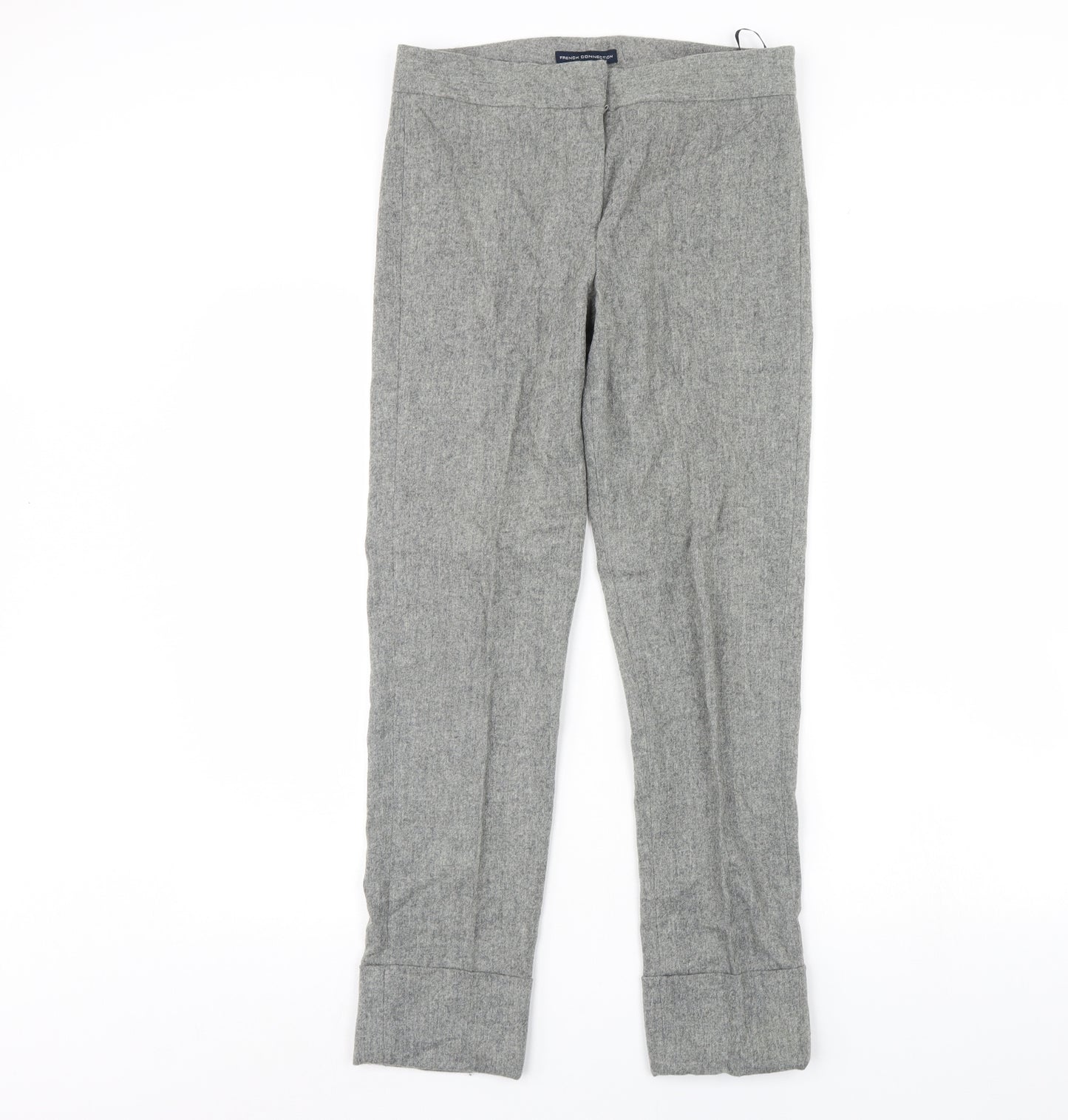 French Connection Womens Grey   Trousers  Size 8 L30 in