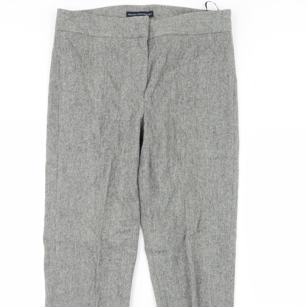 French Connection Womens Grey   Trousers  Size 8 L30 in