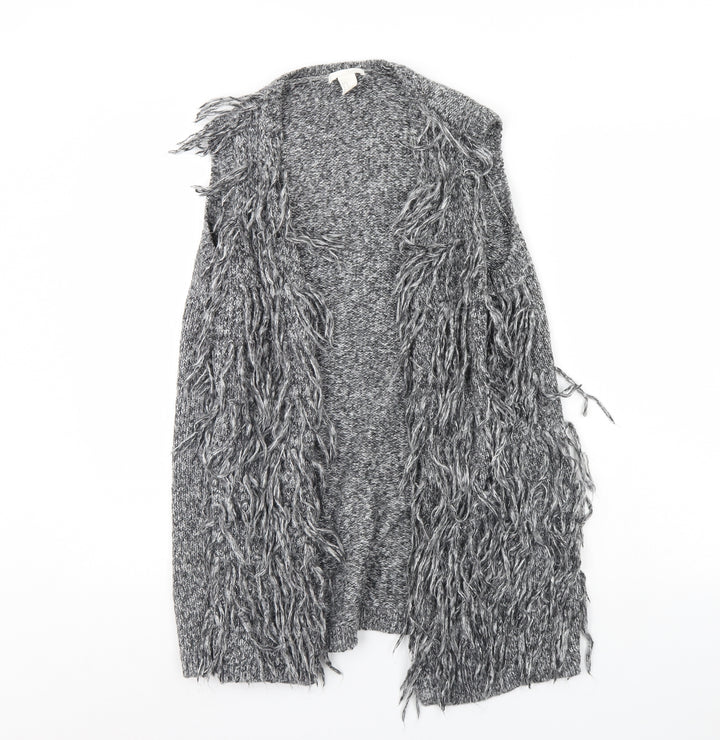 H&M Womens Grey Gilet Jacket Size M