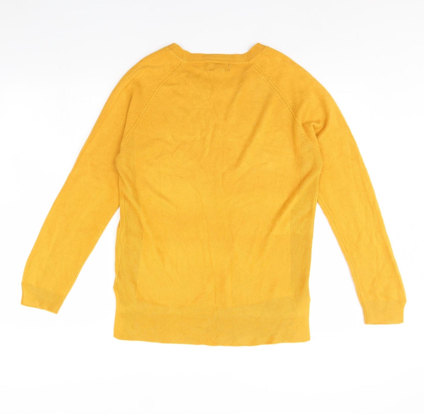 Primark Womens Yellow   Pullover Jumper Size M