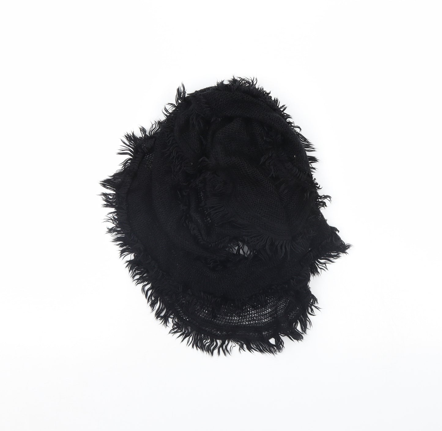 Preworn Womens Black    Scarf