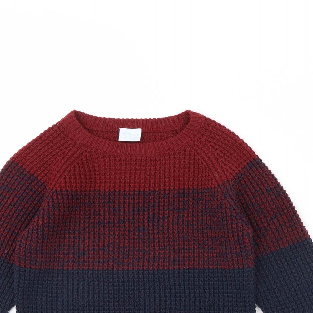 F&F Boys Blue   Pullover Jumper Size 6 Years