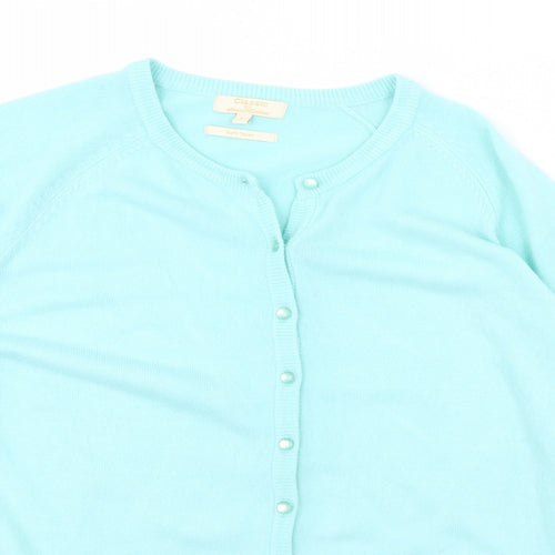 Sarah Hamilton Womens Green   Cardigan Jumper Size S