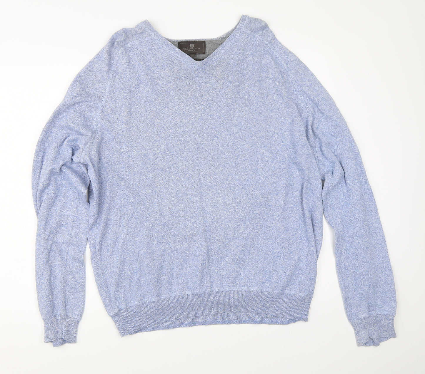 Marks and Spencer Mens Blue   Pullover Jumper Size XL