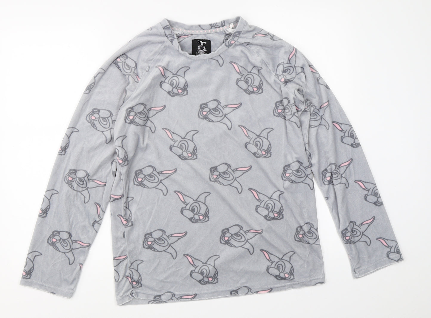 Primark Womens Grey Solid  Top Pyjama Top Size XS  - disney