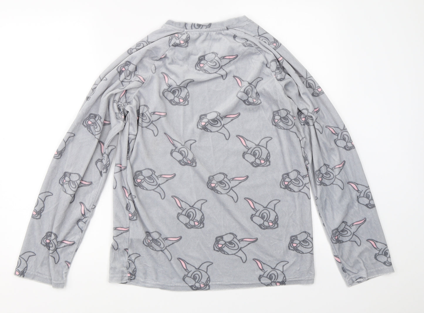 Primark Womens Grey Solid  Top Pyjama Top Size XS  - disney