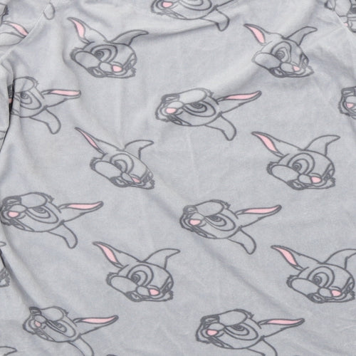 Primark Womens Grey Solid  Top Pyjama Top Size XS  - disney