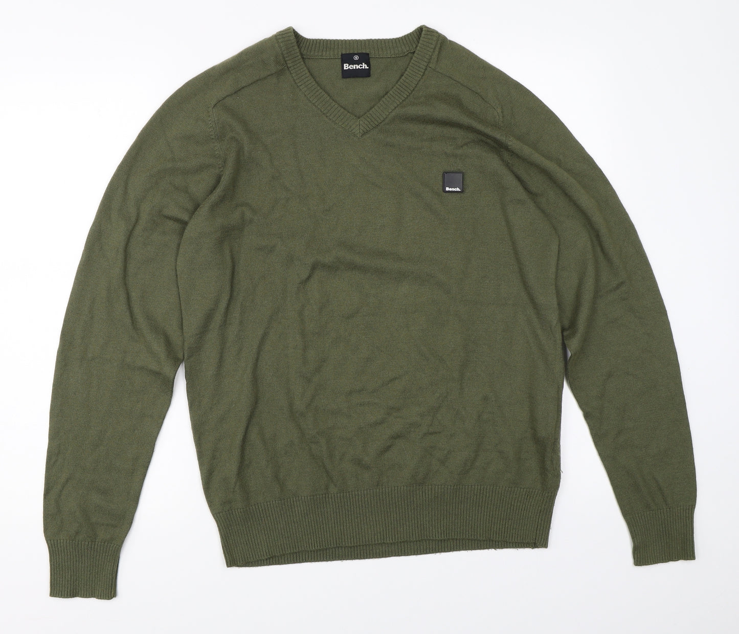 Bench Mens Green   Pullover Jumper Size S