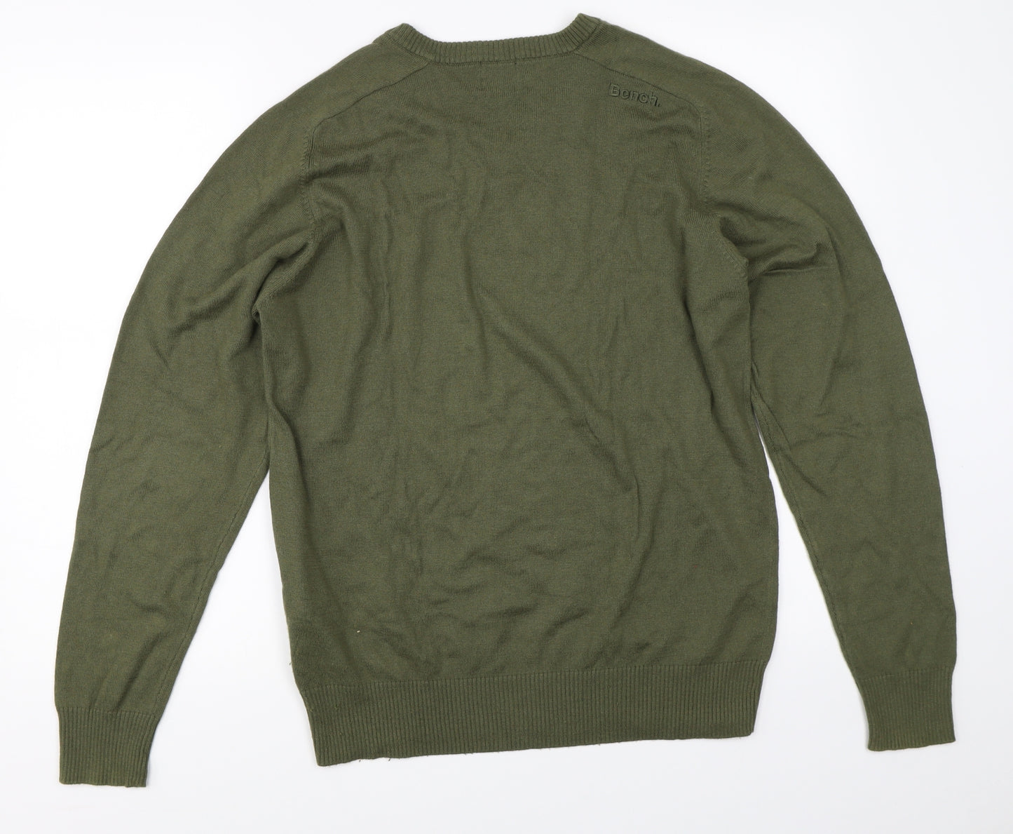 Bench Mens Green   Pullover Jumper Size S