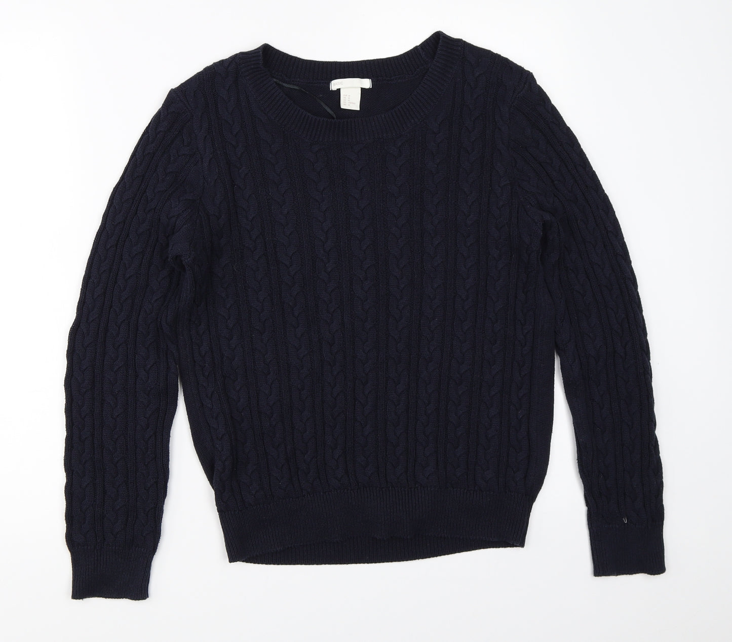 H&M Womens Blue   Pullover Jumper Size M